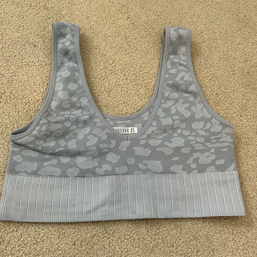 Print sports bra